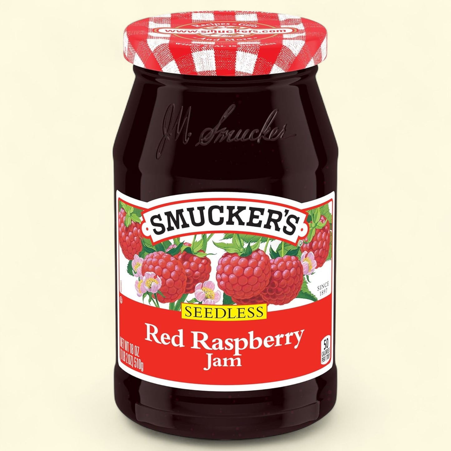 Confiture de framboises rouges Smucker's, 510 g