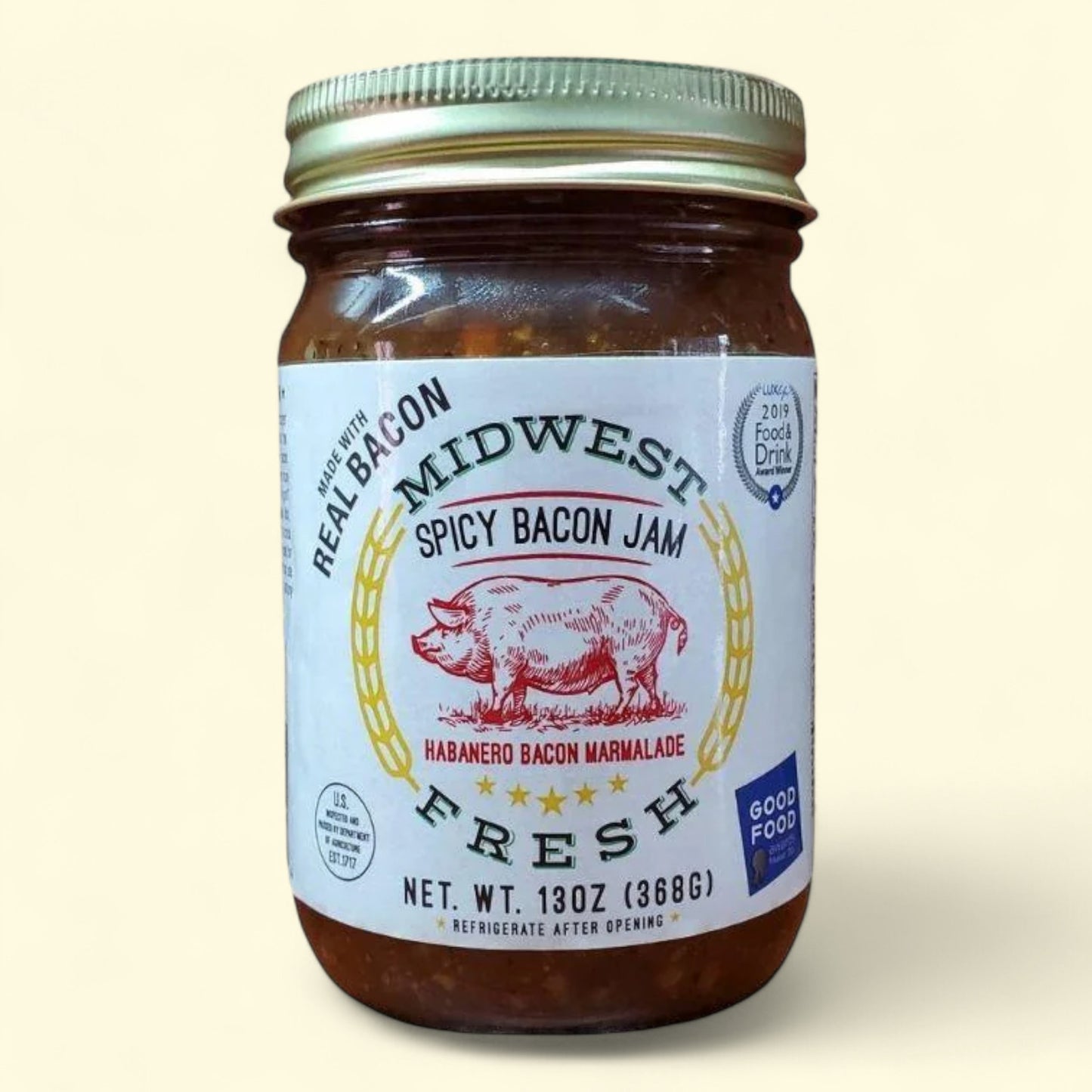 Midwest Fresh Spicy Bacon Jam, 13 oz