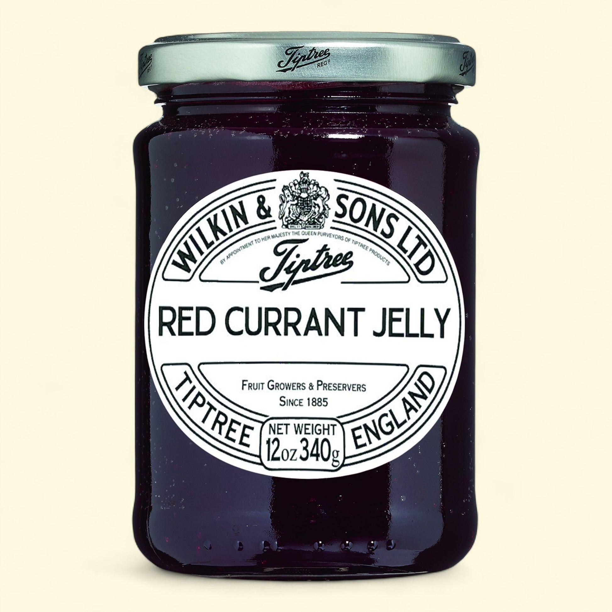 Confiture de groseilles rouges Tiptree, pot de 340 g