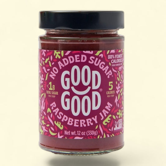 GOOD GOOD Raspberry Jam, 12 oz Jar