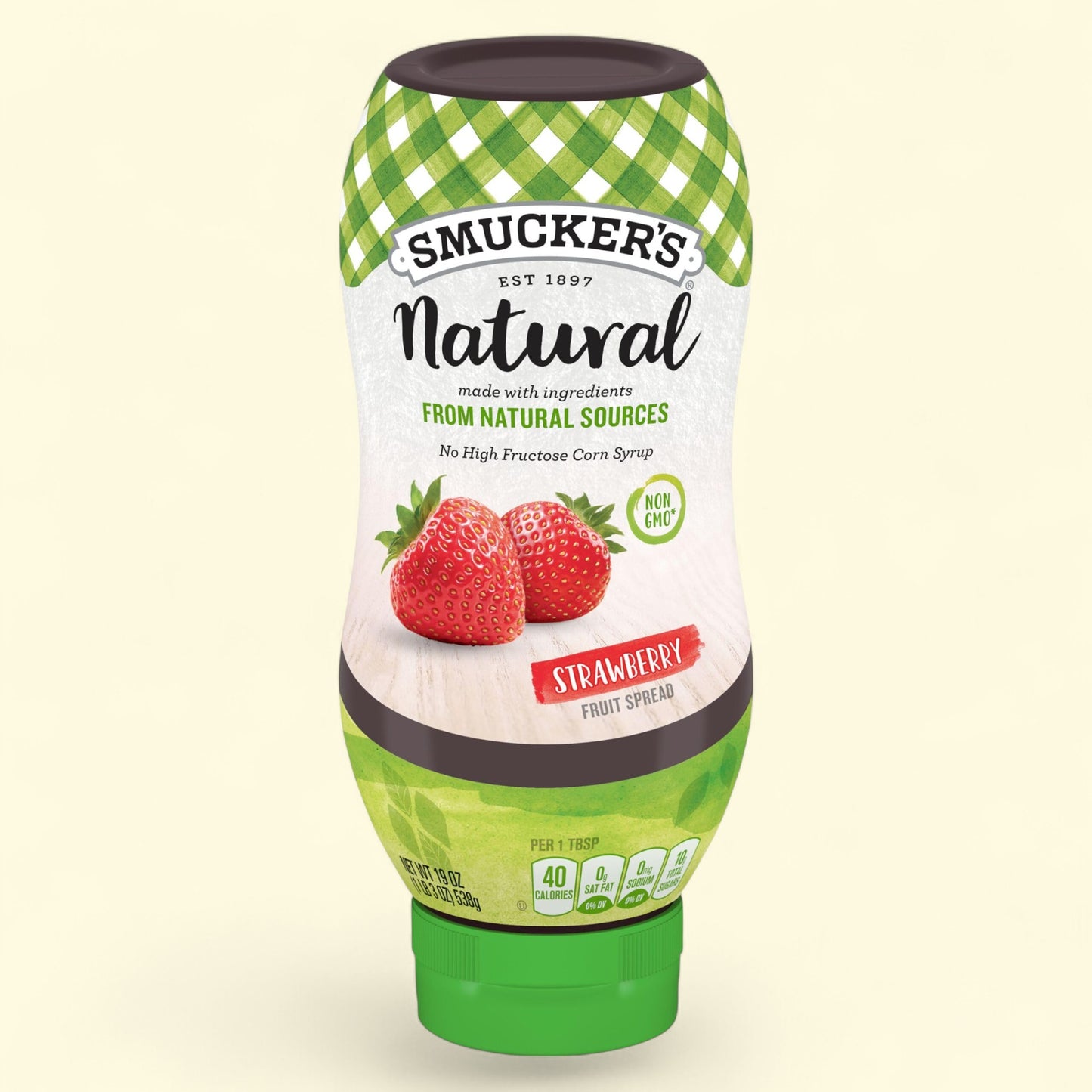 Confiture de fraises naturelle Smucker's, flacon souple, 560 g