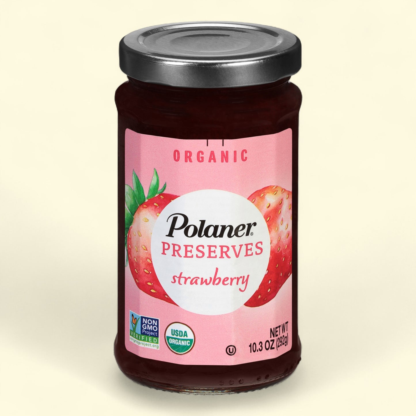 Polaner Organic Strawberry Preserves, 10.3 oz Jar
