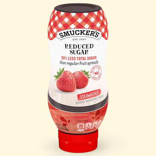Confiture de fraises à teneur réduite en sucre Smucker's, 495 g