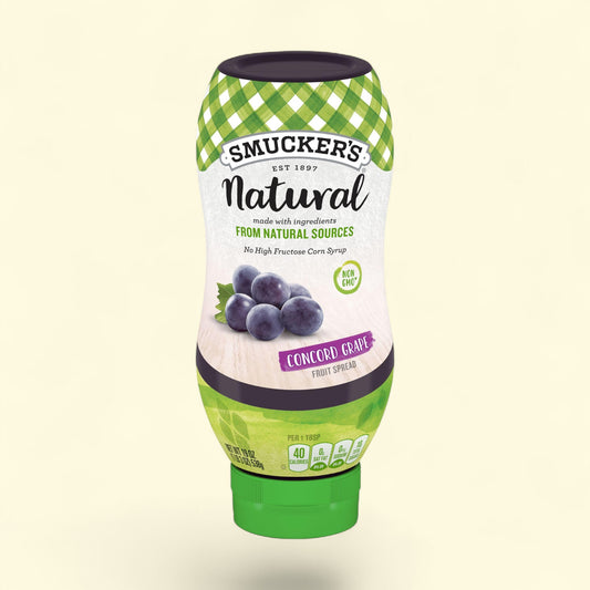 Confiture de raisin Concord Smucker's en tube, nature, 530 g