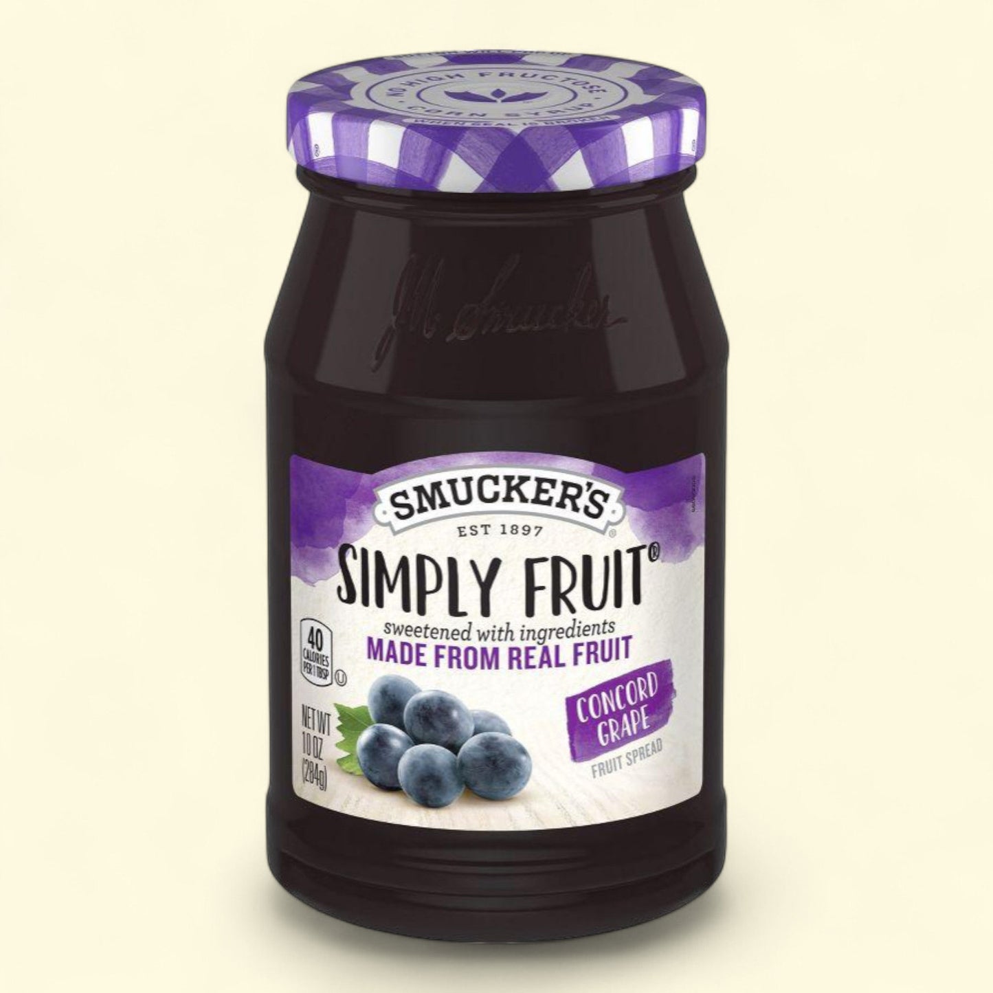 Confiture de raisin Concord « Simply Fruit » de Smucker's, 283 g