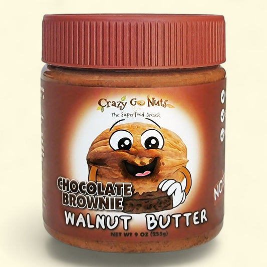 Beurre de noix Crazy Go Nuts - Brownie au chocolat, 255 g