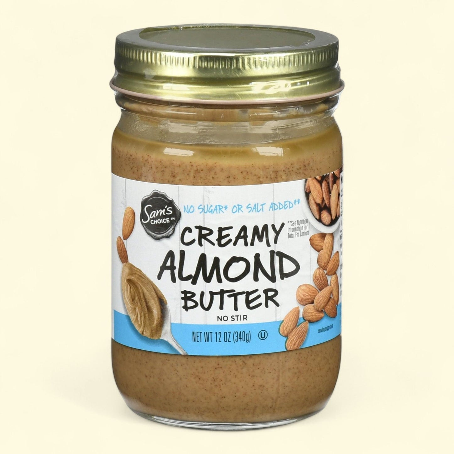 Beurre d'amande crémeux Sam's Choice, 340 g