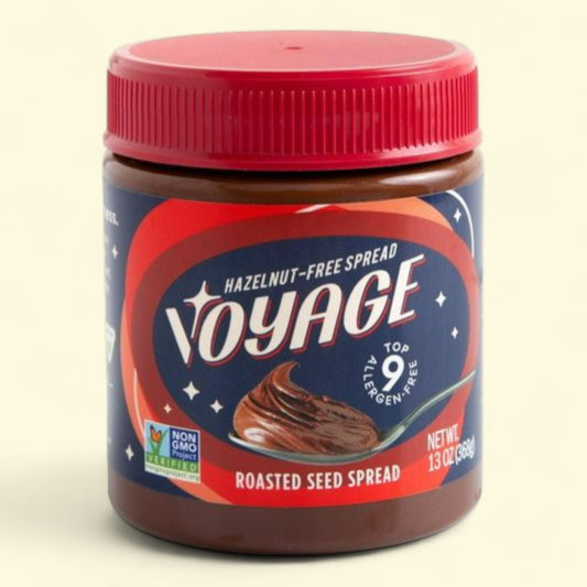 Pâte à tartiner sans noisettes Voyage Foods, pot de 370 g