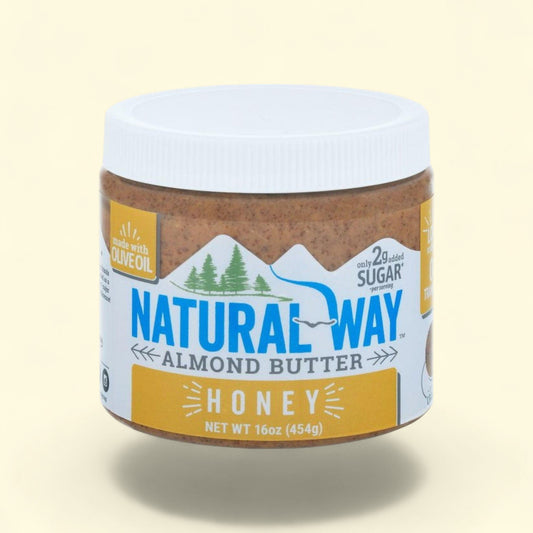 Natural Way Almond Butter Oo Honey, 16oz — authentic US product shipped worldwide by Treatspree