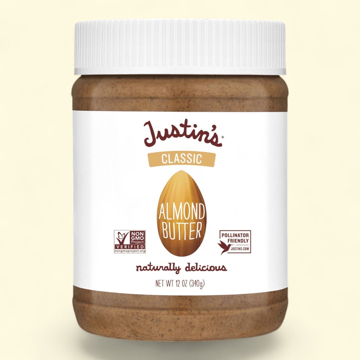 Beurre d'amande Justin's, pot de 340 g