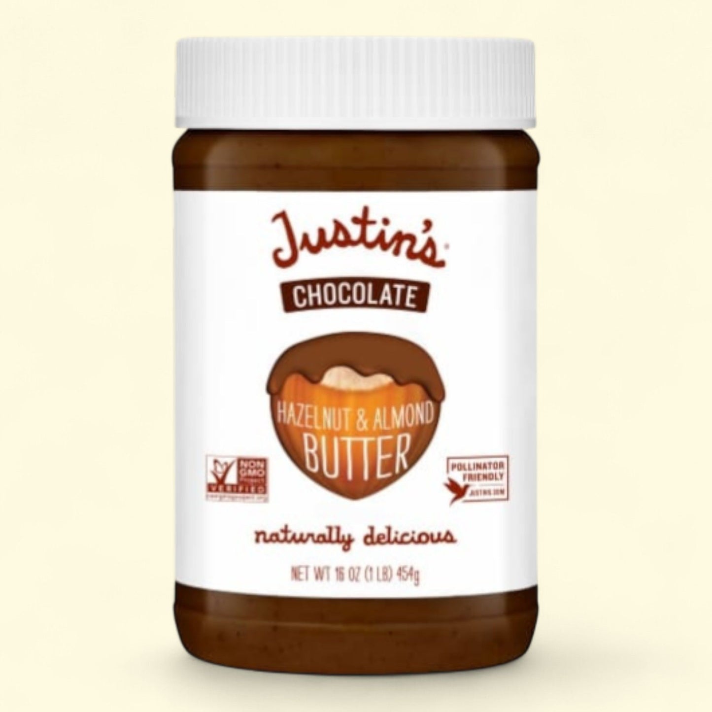 Justin's Chocolate Hazelnut & Almond Butter, 16 oz