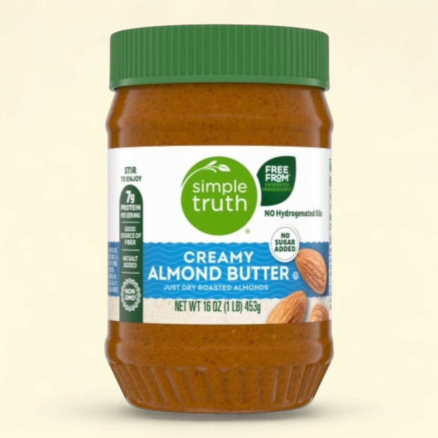 Simple Truth Almond Butter Smooth, 16 oz — authentic US product shipped worldwide by Treatspree