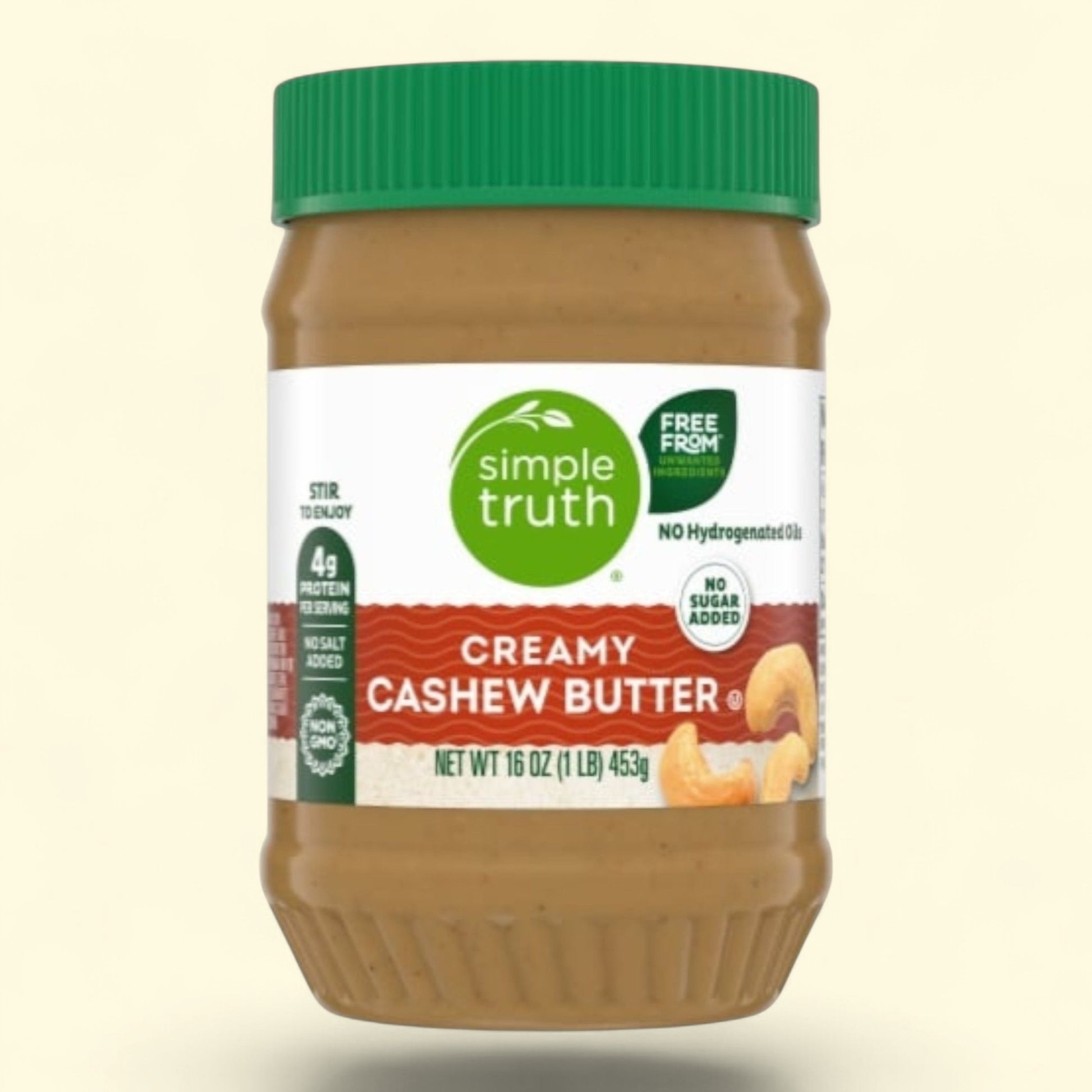 Simple Truth Cashew Butter, Smooth, 16 oz. — authentic US product shipped worldwide by Treatspree