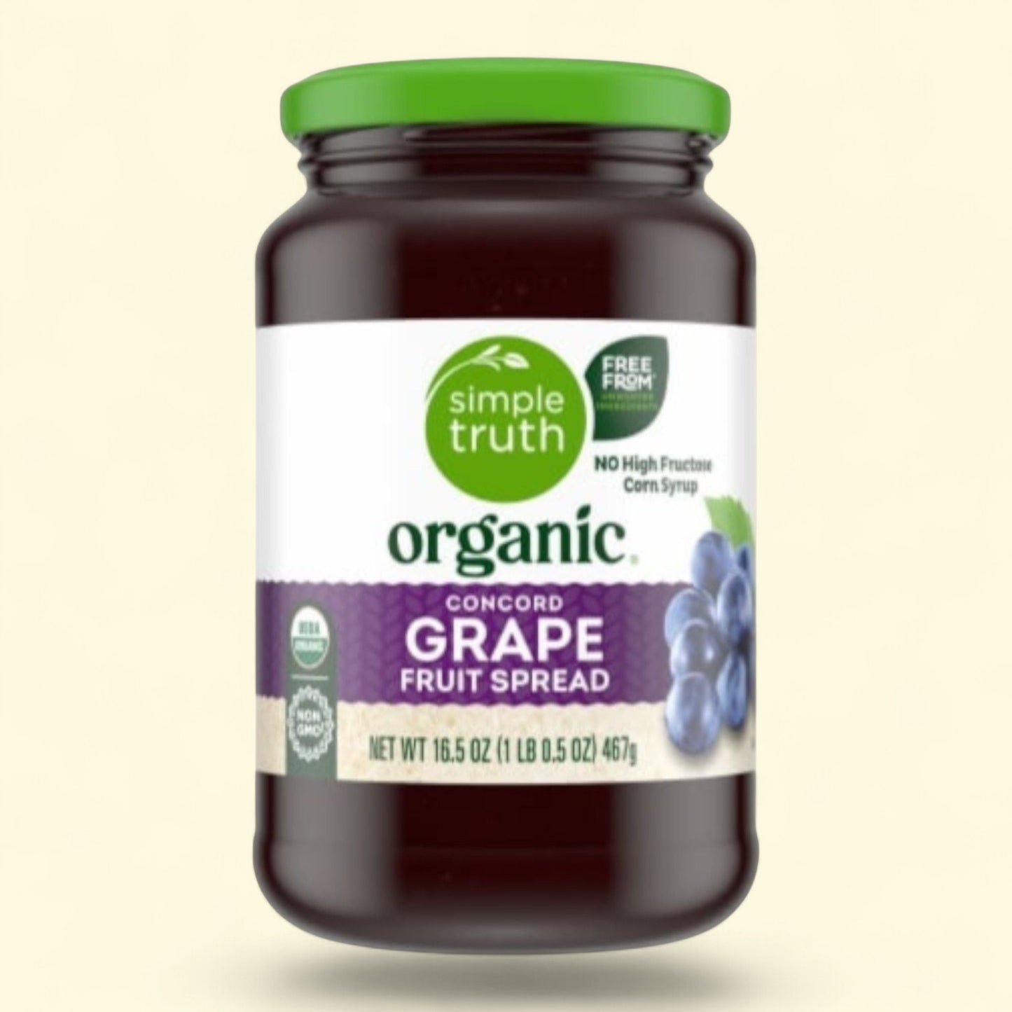 Simple Truth Organic, Grape Fruit Spread, 16.5 oz — authentic US product shipped worldwide by Treatspree