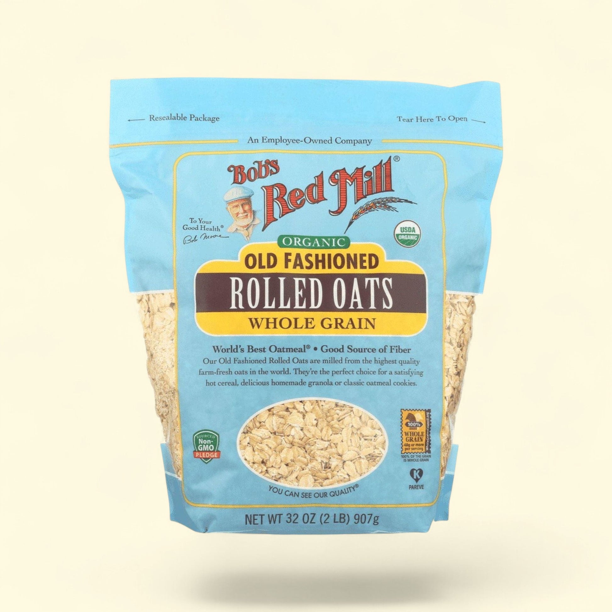 Bob's Red Mill Organic Rolled Oats, 32 oz — authentic US product shipped worldwide by Treatspree