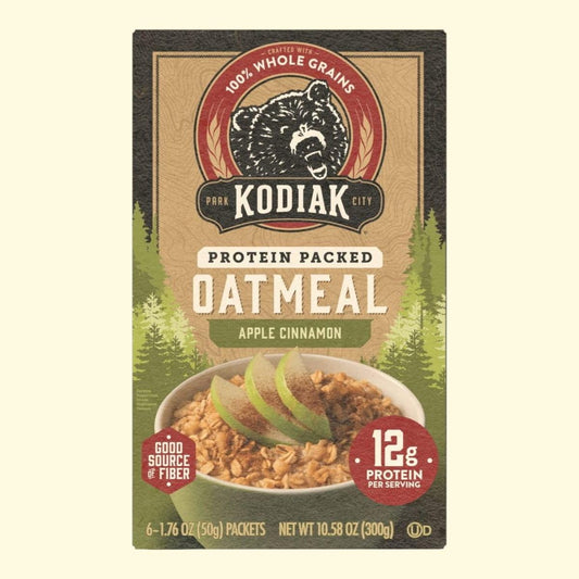Kodiak Apple Cinnamon Instant Oatmeal Packets, 1.76 oz (6 Count)