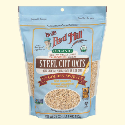 Flocons d'avoine coupés à l'ancienne bio Bob's Red Mill, 680 g