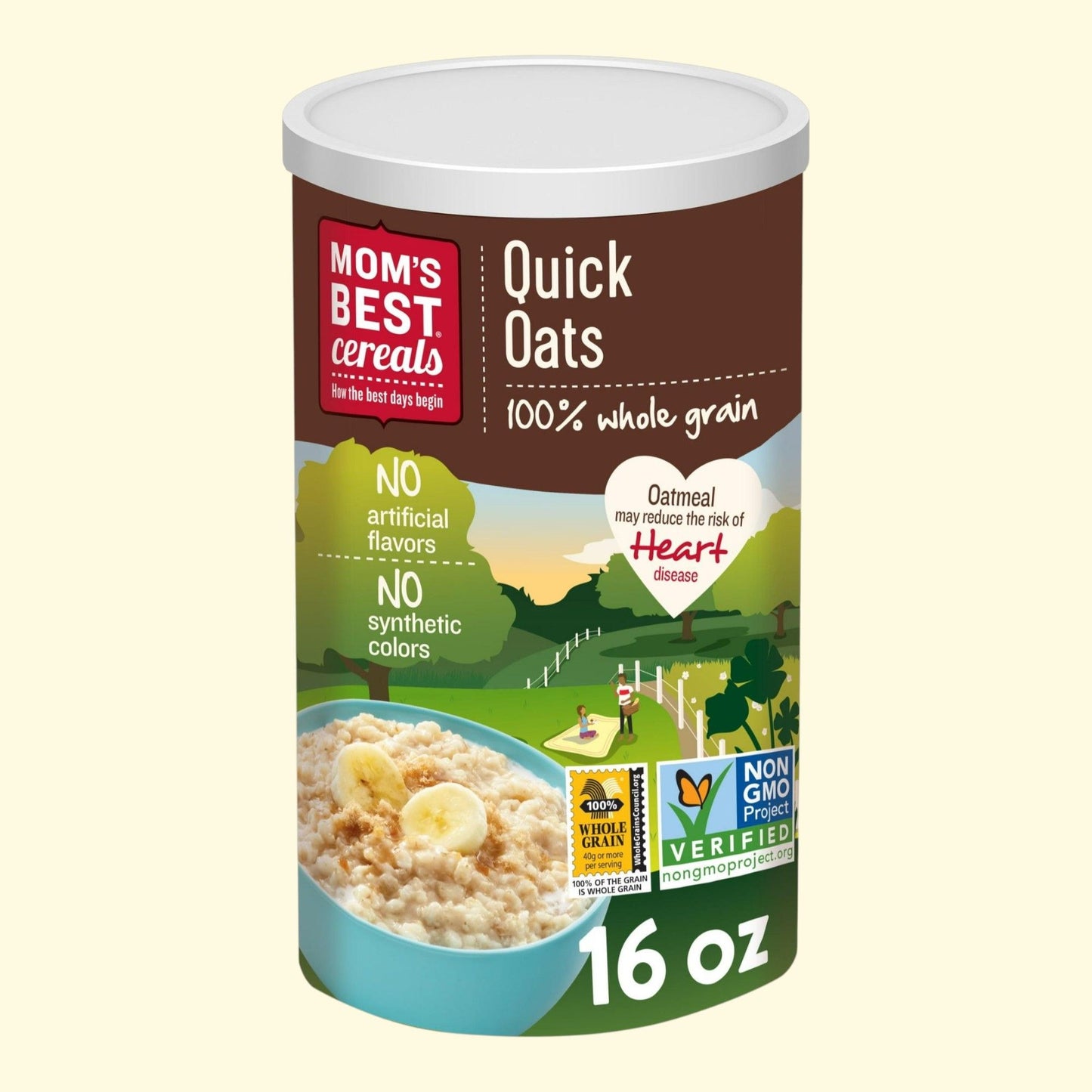 Mom's Best Quick Whole Grain Oats, 16 oz