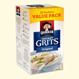 Grits instantanés Quaker Original, 28 g, paquet de 22