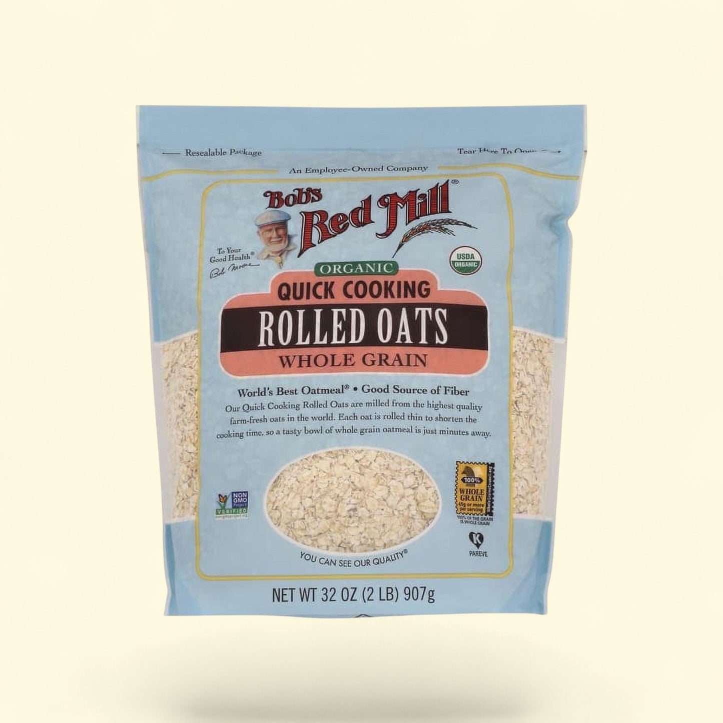 Bob's Red Mill Organic Quick Cooking Rolled Oats, 32 oz — authentic US product shipped worldwide by Treatspree