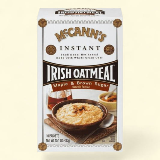McCann's Instant Irish Oatmeal, Maple & Brown Sugar, 10 Count