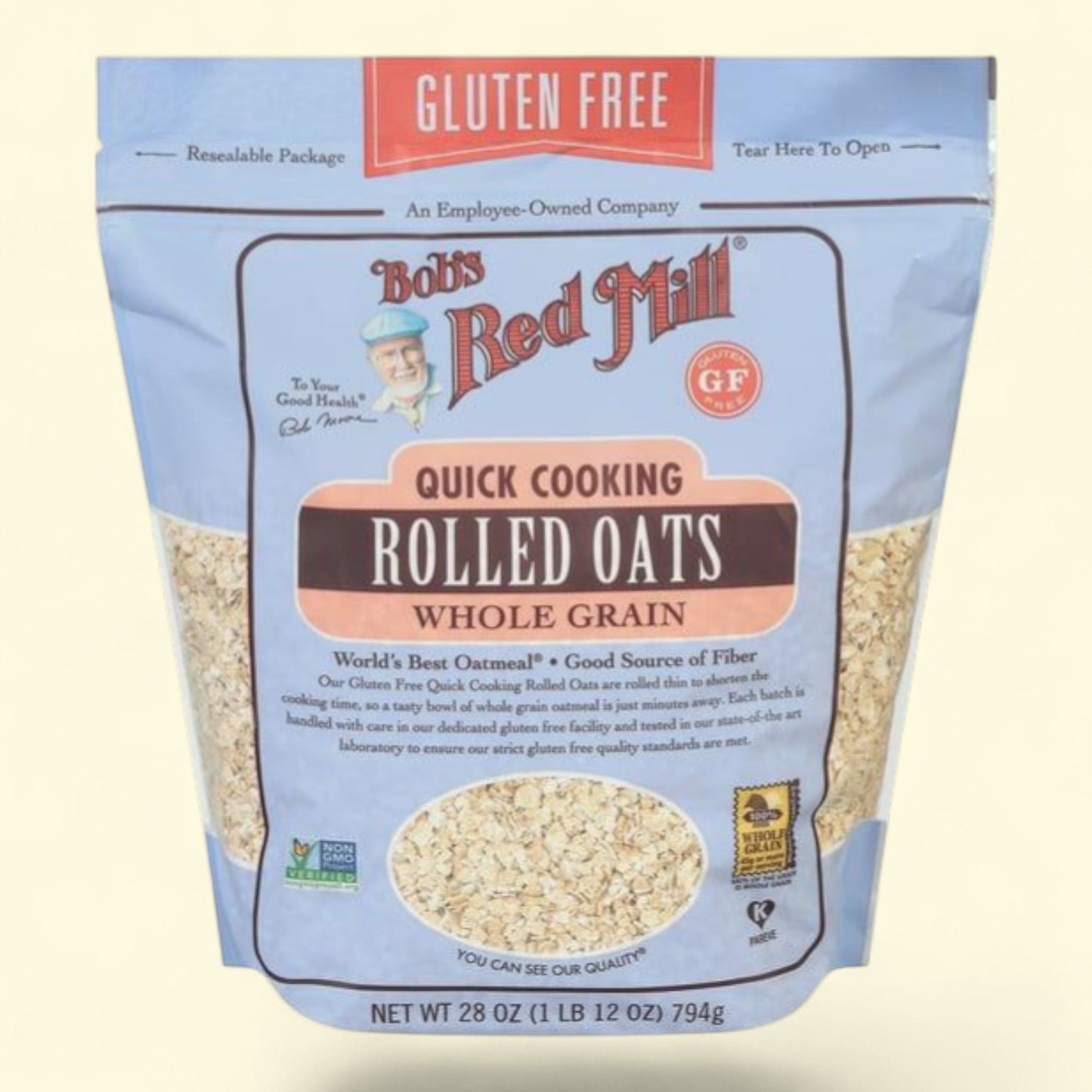 Bob's Red Mill Whole Grain Quick Cooking Rolled Oats, 28 oz