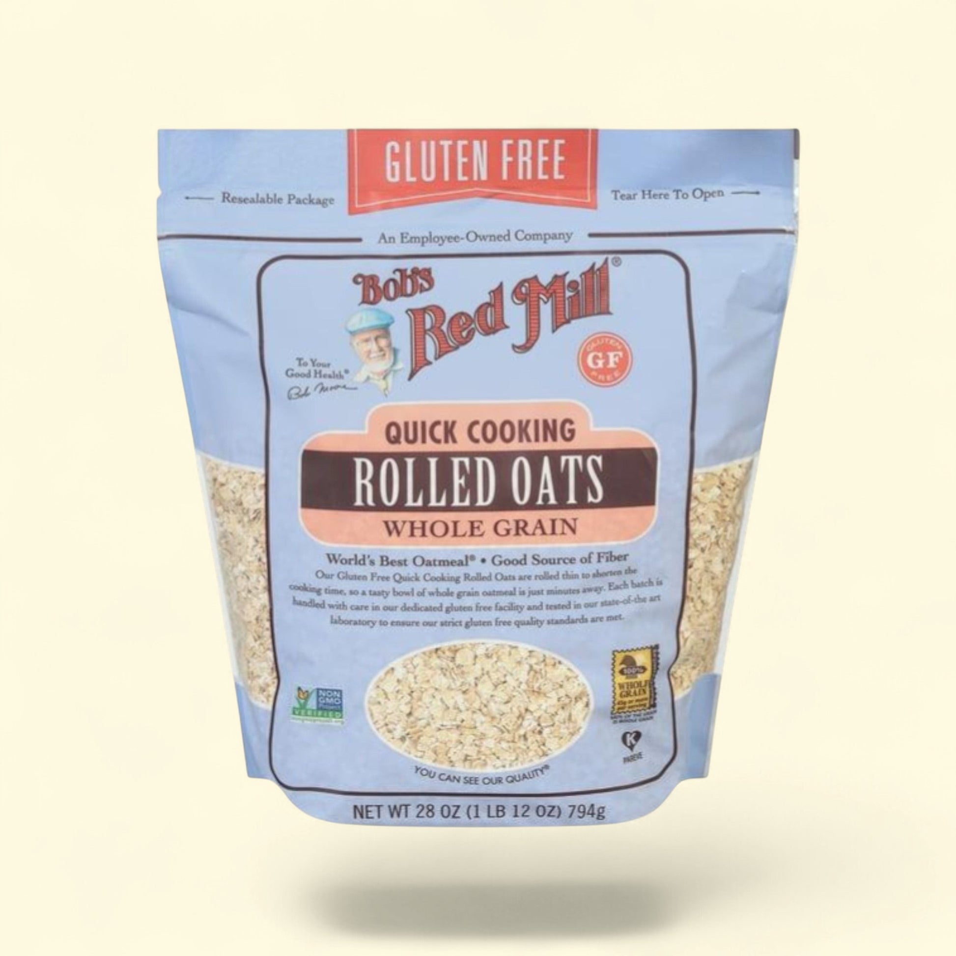 Bob's Red Mill Whole Grain Quick Cooking Rolled Oats, 28 oz — authentic US product shipped worldwide by Treatspree