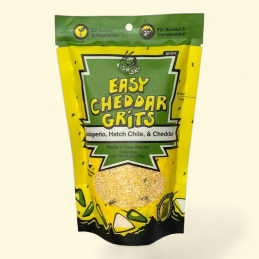 FishSki Provisions : piment jalapeño, piment vert de Hatch, cheddar, semoule de maïs jaune,  format