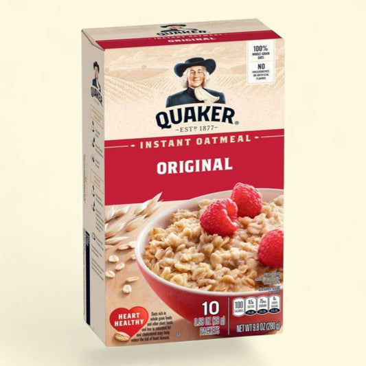 Flocons d'avoine instantanés Quaker Original, 10 sachets / 278 g