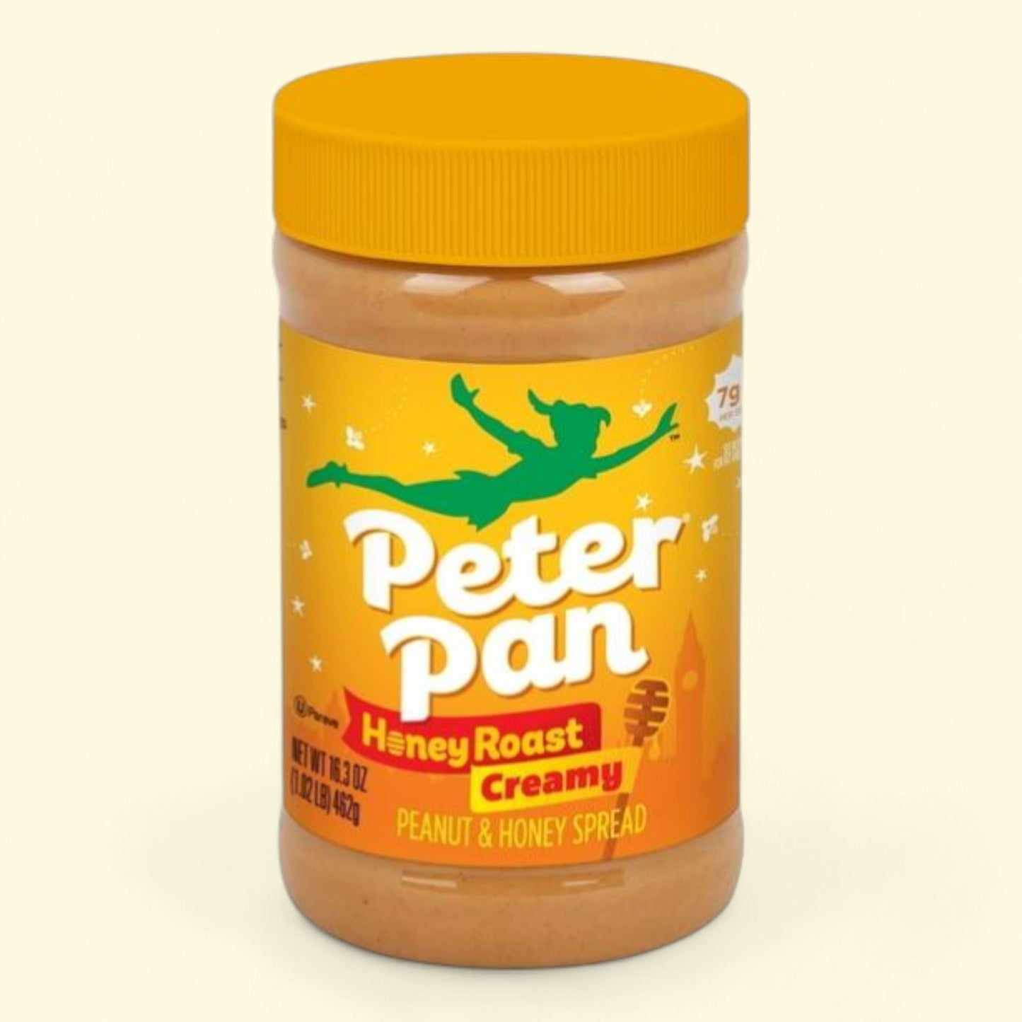 Peter Pan Creamy Honey Roast Peanut Butter, 16.3 oz Jar