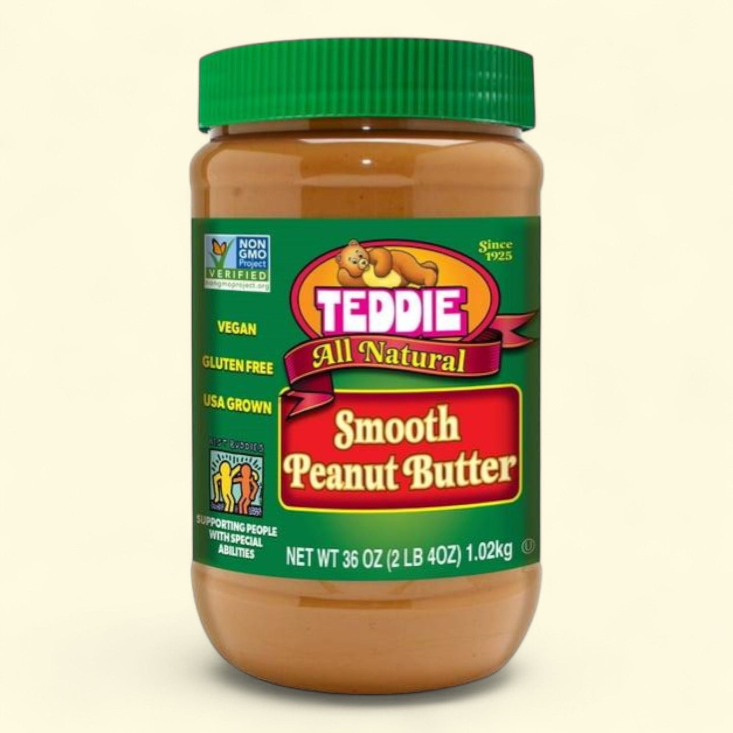 Teddie Smooth Peanut Butter, 36 oz