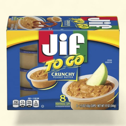 Jif Crunchy Peanut Butter, 8 Pack