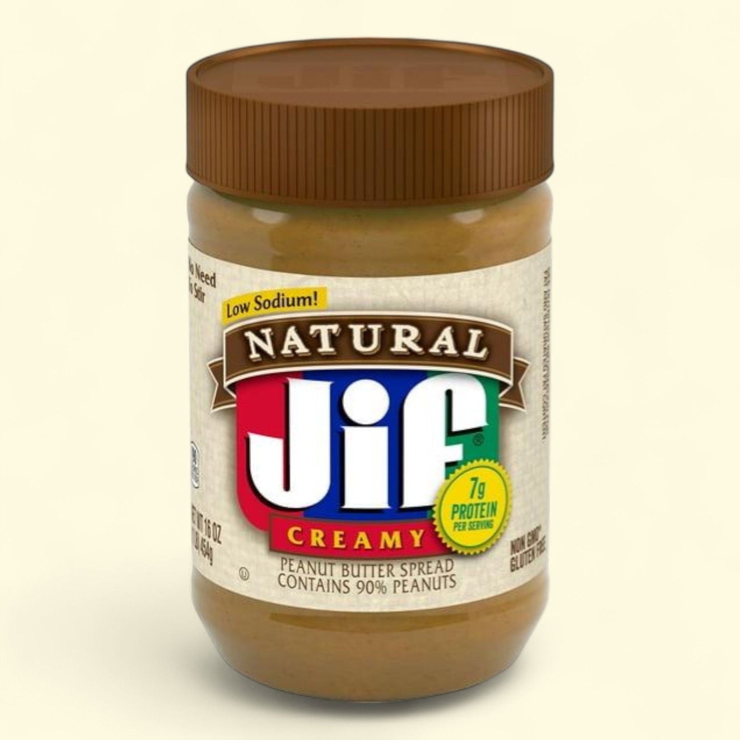 Jif Peanut Butter, Natural Creamy, 16-Ounce Jar