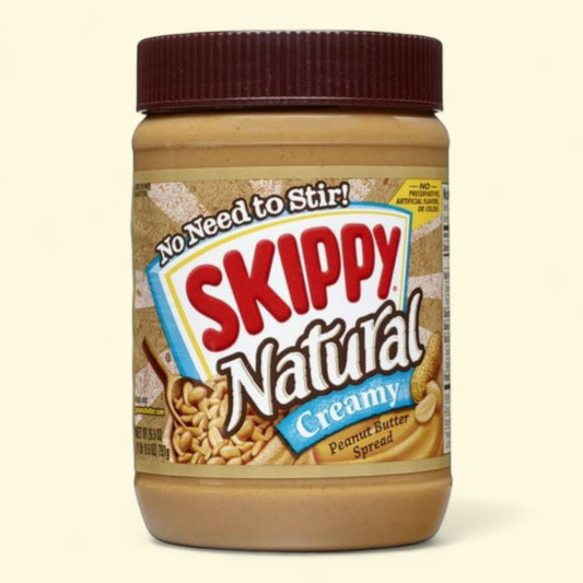 SKIPPY Natural Creamy Peanut Butter Spread, 26.5 oz Jar