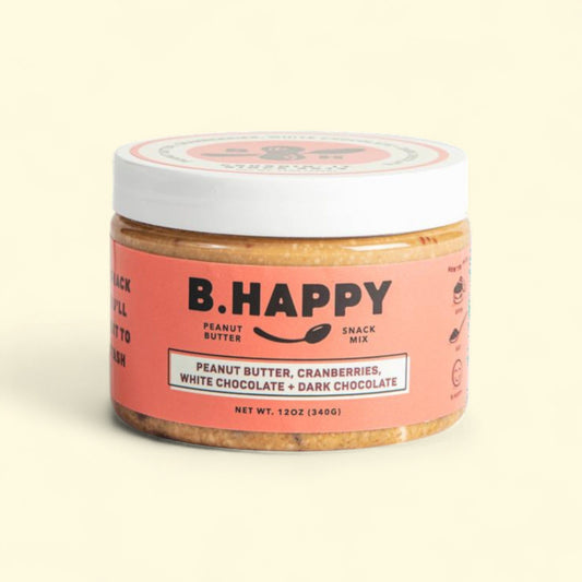 B Happy Peanut Butter, 12 oz — authentic US product shipped worldwide by Treatspree