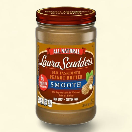Laura Scudder's Natural Smooth Peanut Butter, 26-Ounce Jar