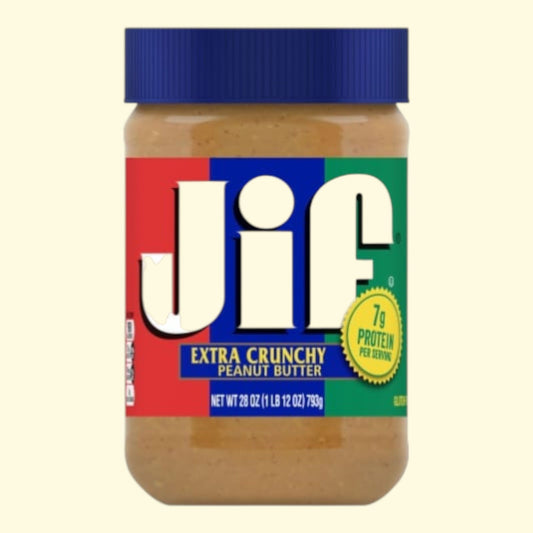 Jif Extra Crunchy Peanut Butter, 28 oz