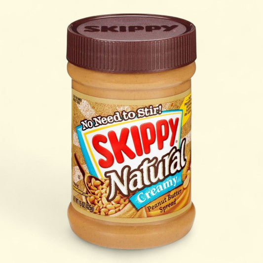 Skippy Natural Creamy Peanut Butter, 15oz