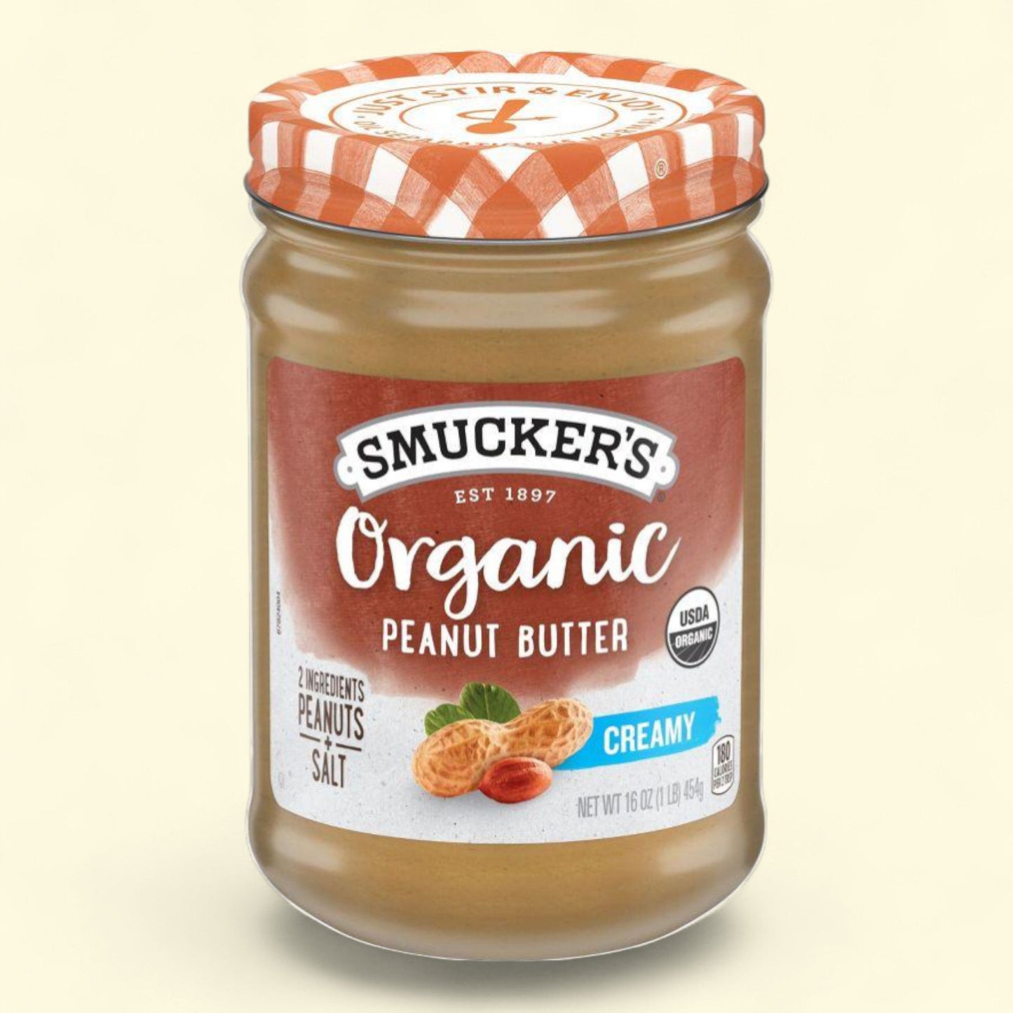 Smucker's Organic Creamy Peanut Butter, 16oz