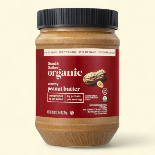 Good & Gather, Organic Stir Peanut Butter Creamy, 28oz