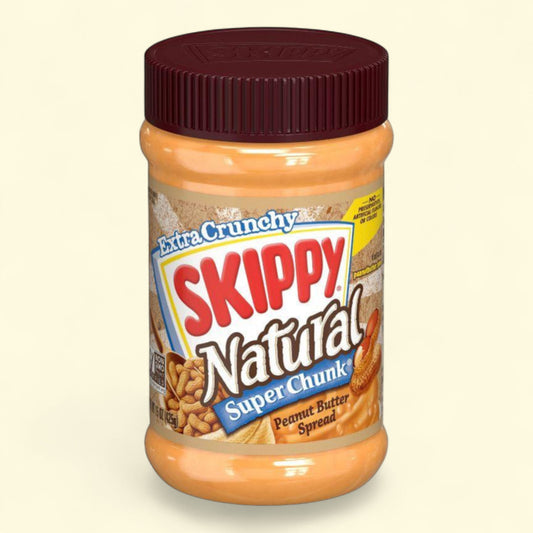 Skippy Natural Super Chunk Peanut Butter, 15oz