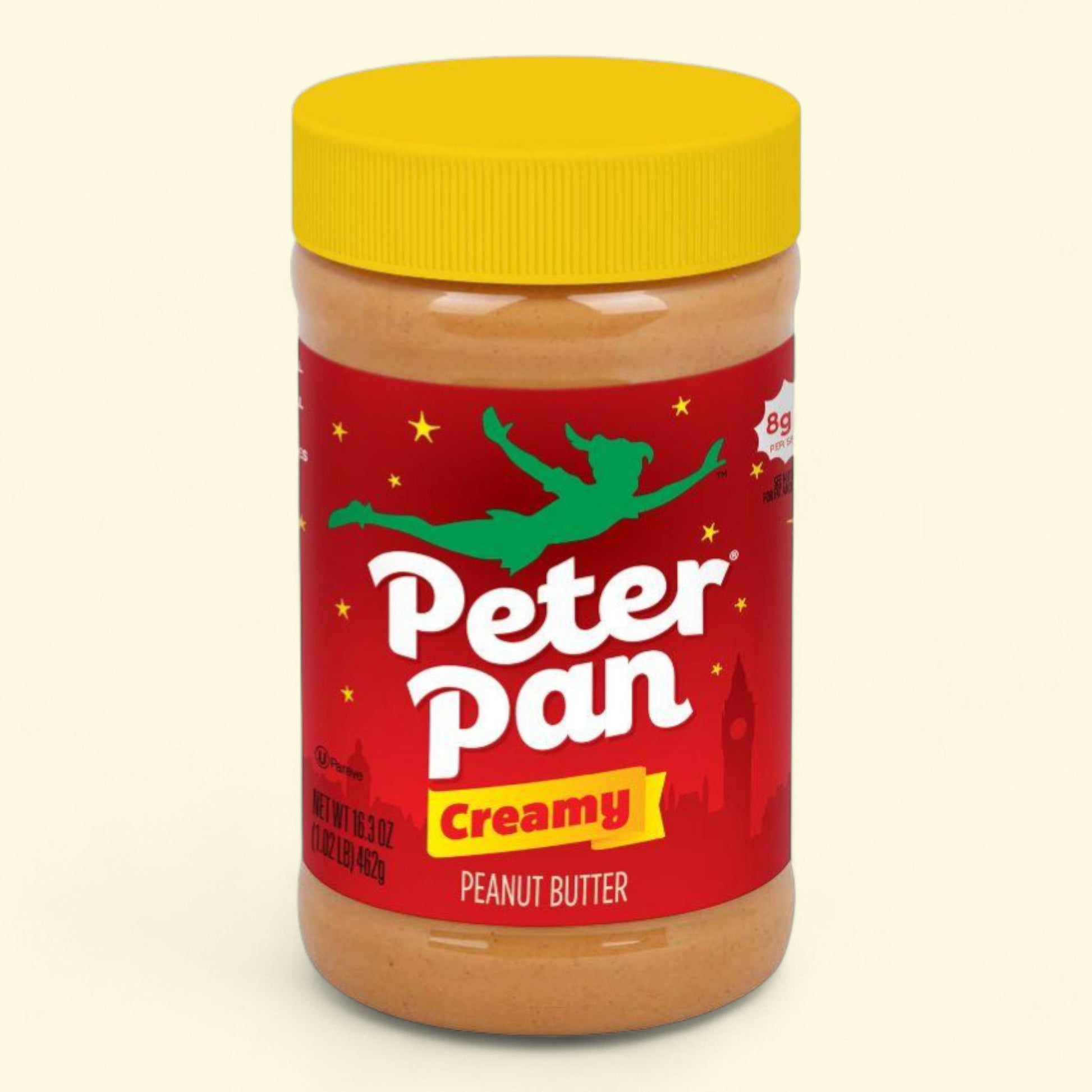 Peter Pan Creamy Peanut Butter, 16.3oz — authentic US product shipped worldwide by Treatspree