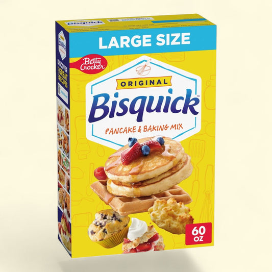 Betty Crocker Bisquick Pancake and Baking Mix, Original, 60 oz