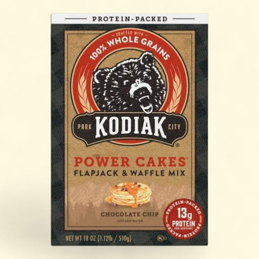 Kodiak Protein-Packed Power Cakes Chocolate Chip Pancake and Waffle Mix, 18 oz