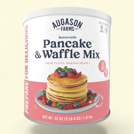 Augason Farms Buttermilk Pancake Mix, 3 lbs 4 oz, No. 10 Can