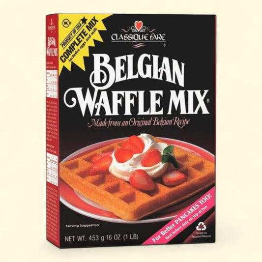 Classique Fare Belgian Waffle Mix, 16 oz