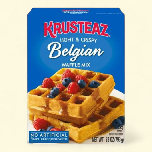 Krusteaz Belgian Waffle Mix, 28 oz