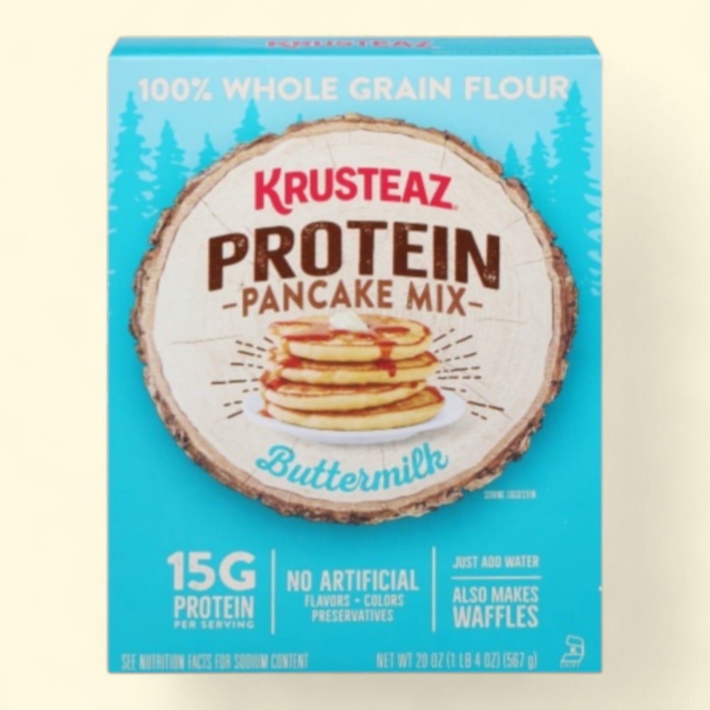 Krusteaz Buttermilk Protein Pancake & Waffle Mix, 20 oz