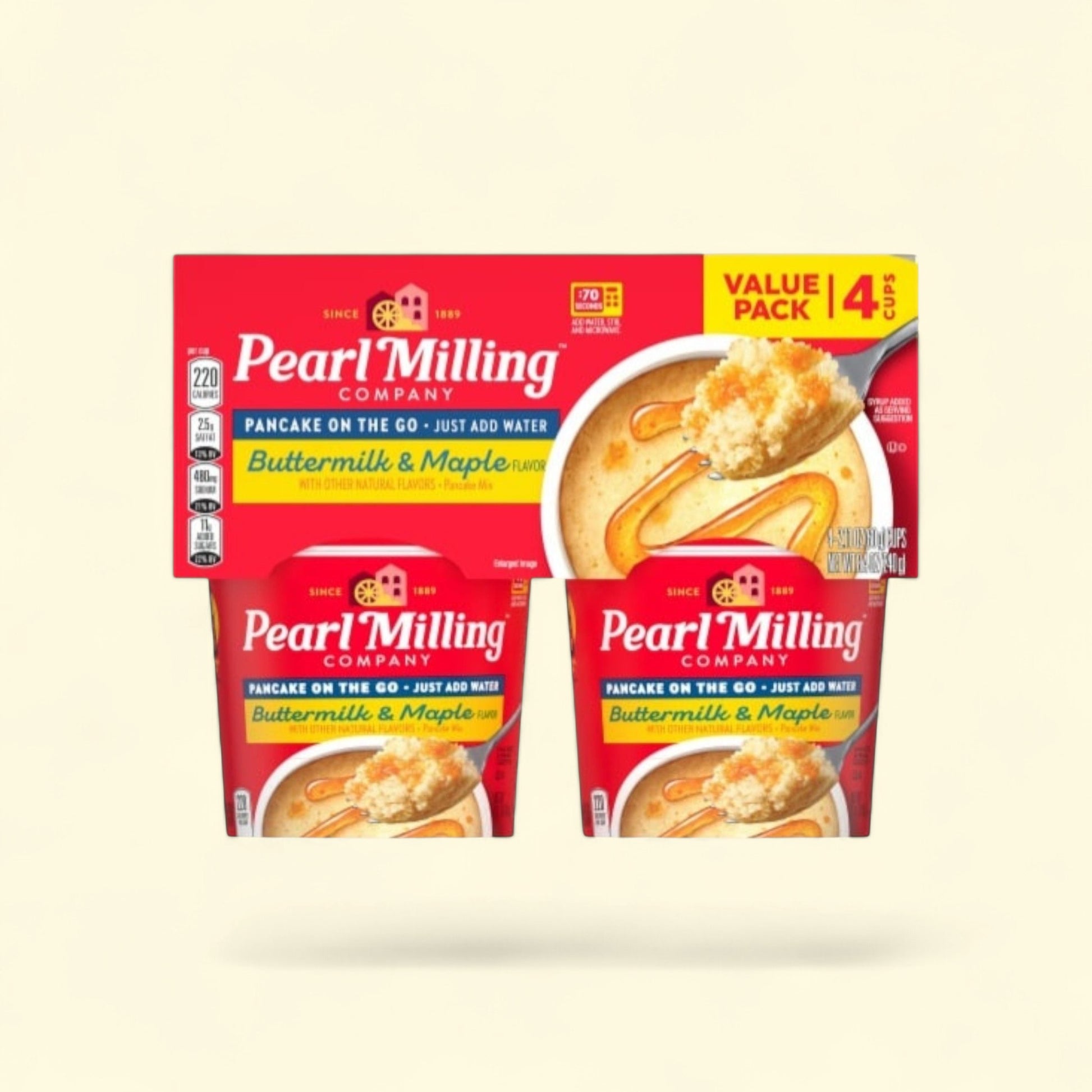 Pearl Milling Company Pancake Mix, Buttermilk & Maple, 2.11 oz, 4 C... — authentic US product shipped worldwide by Treatspree