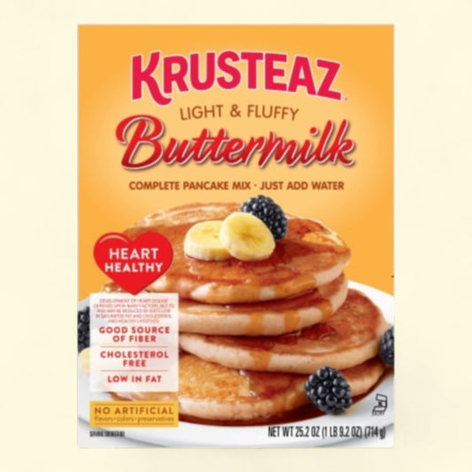Krusteaz Buttermilk Pancake & Waffle Mix, Heart Healthy, 32 oz